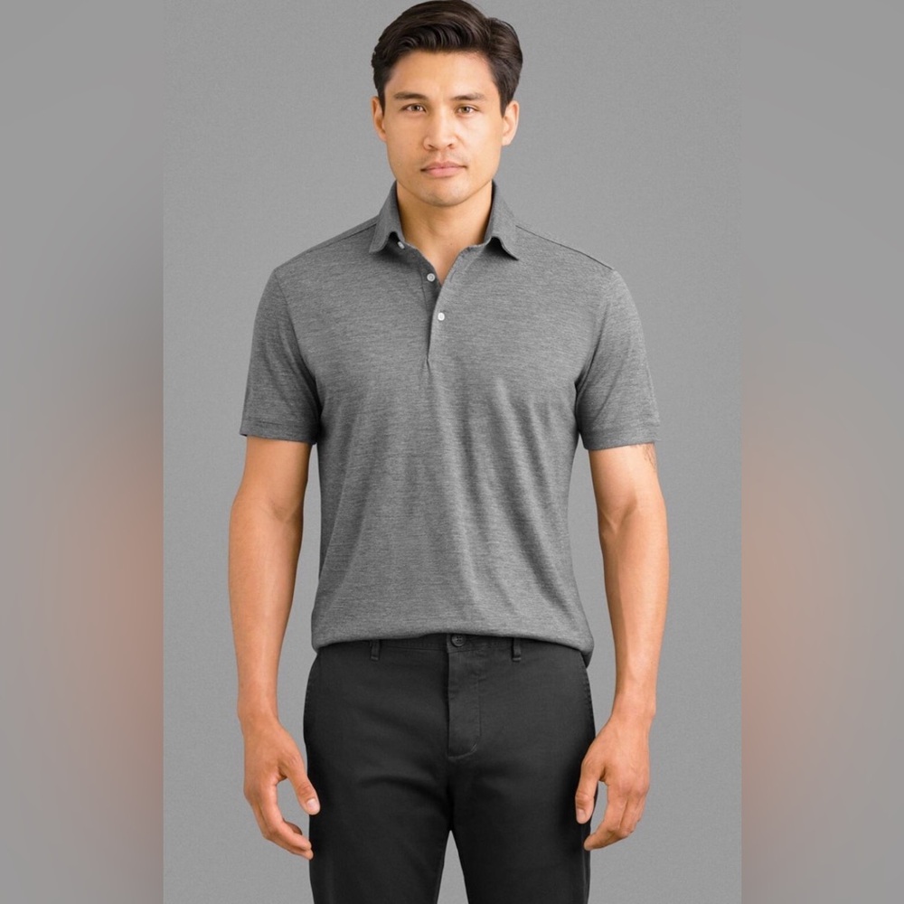 Ralph Lauren X Short Sleeve Polo Shirt | Gray | Size Large